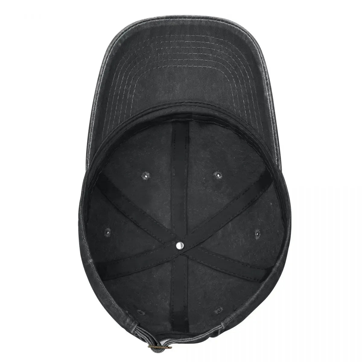 Bad Omens Moth Metal Rock Distressed Denim Baseball Cap