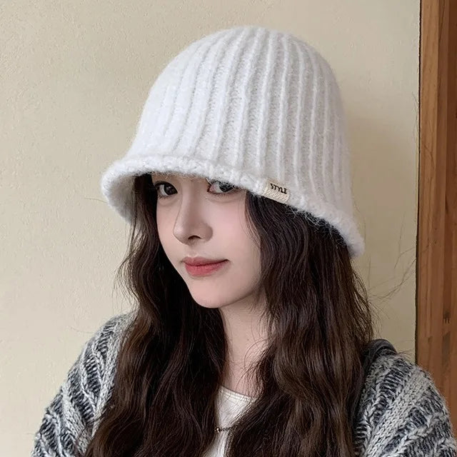 Knit Woolen Bucket Hat