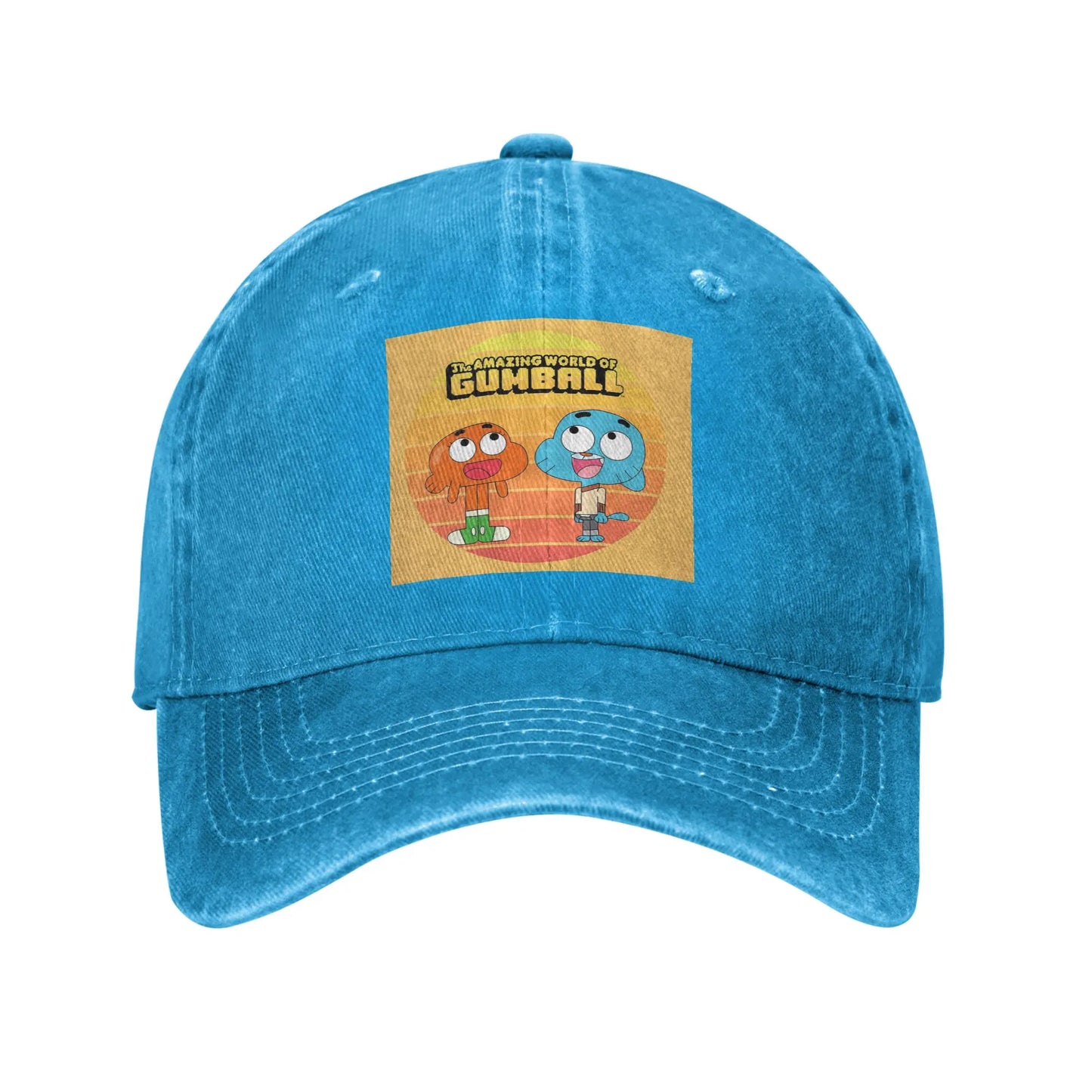 Amazing World Gumball Denim Snapback Baseball Cap