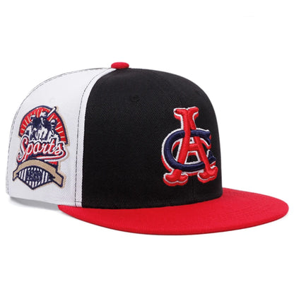 Personalized CA Embroidered Flat Edge Baseball Cap