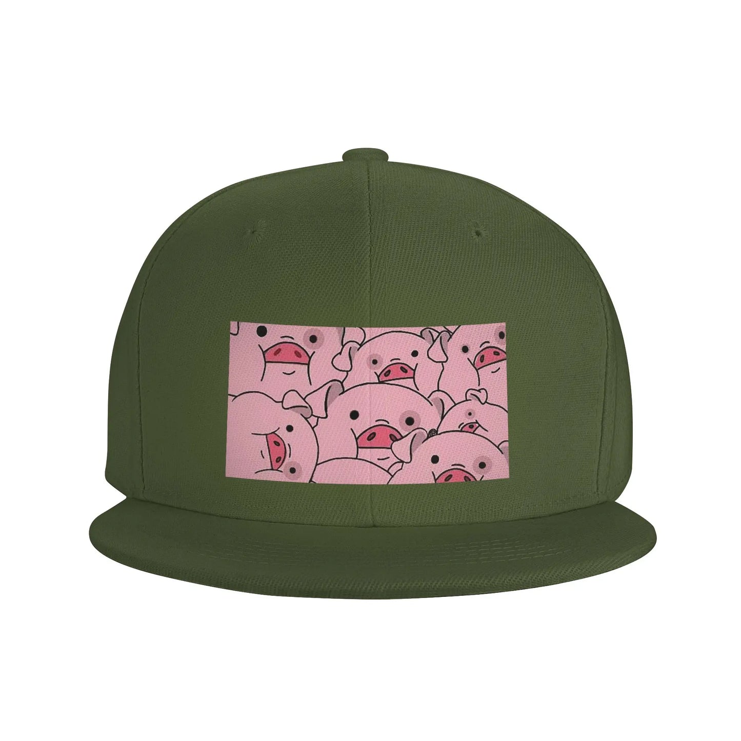 Cute Cartoon Pig Waddles Snapback Cap