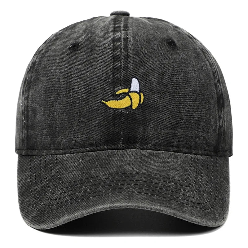 Banana Embroidered Outdoor Sunshade Baseball Cap