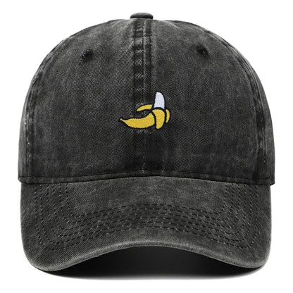 Banana Embroidered Outdoor Sunshade Baseball Cap