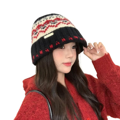 Knit Winter Fisherman Bucket Hat