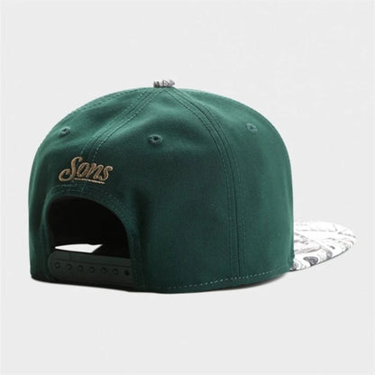 C Letter Embroidered Snapback Cap