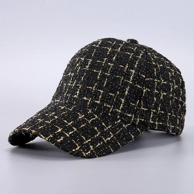 Plaid Adjustable Baseball Cap