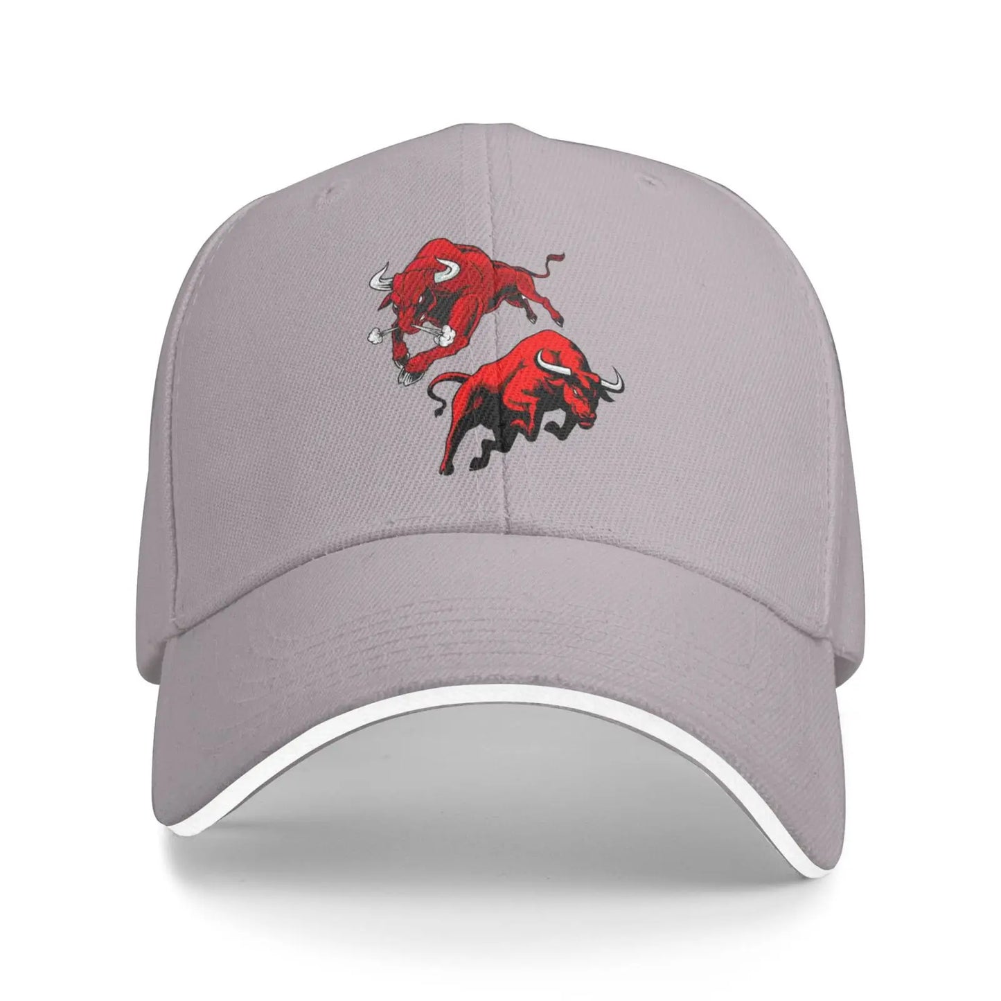 Funny Red Cow Mesh Outdoor Trucker Baseball Cap