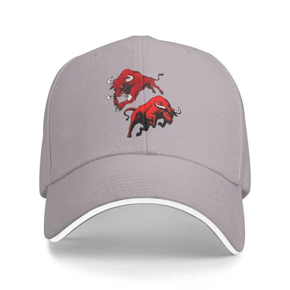 Funny Red Cow Mesh Outdoor Trucker Baseball Cap