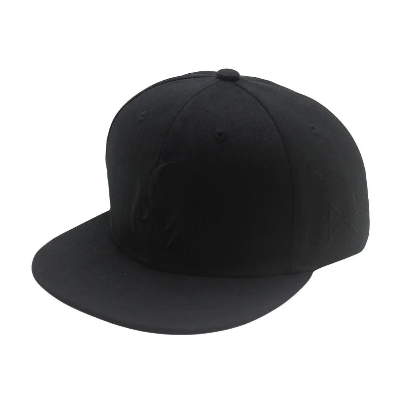Unisex Flame Embroidery Baseball Cap