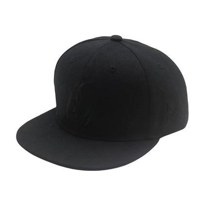 Unisex Flame Embroidery Baseball Cap
