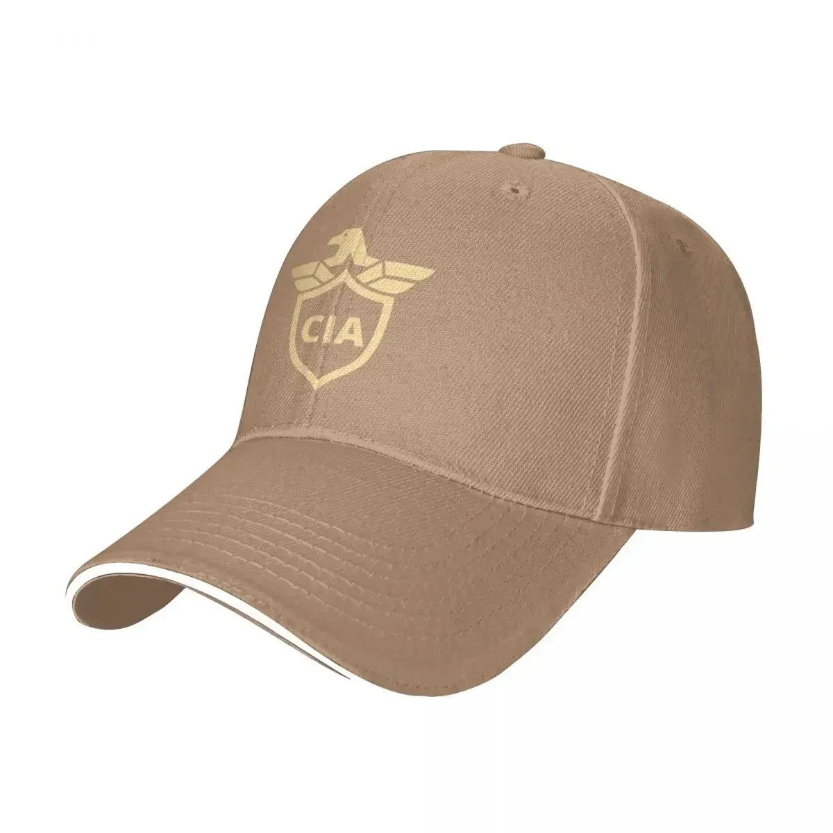 CIA Eagle Golden Hip Hop Trucker Baseball Cap