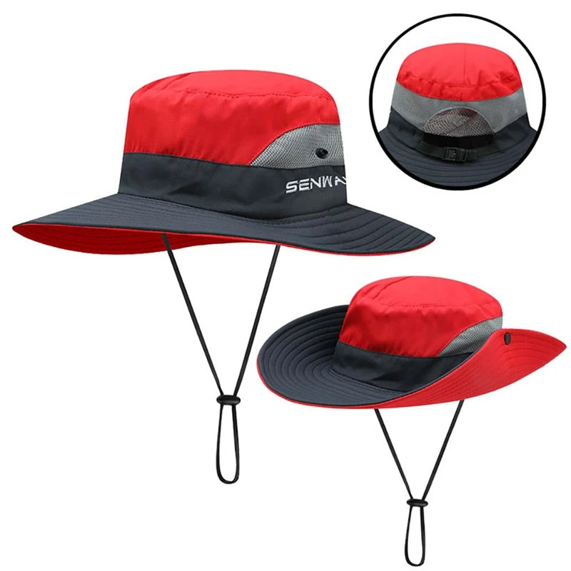 Quick-Dry Foldable Wide Brim Bucket Hat