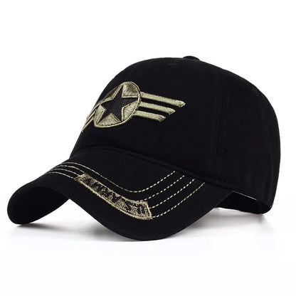 Camouflage Air Force Star Baseball Cap