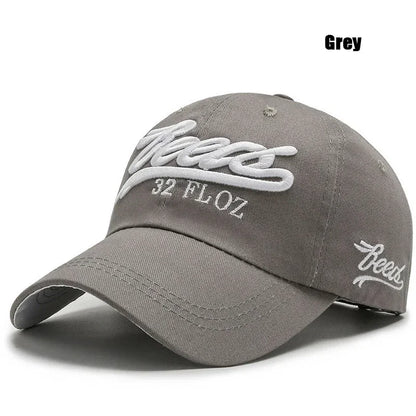 Letter 3D Embroidery Baseball Cap Unisex