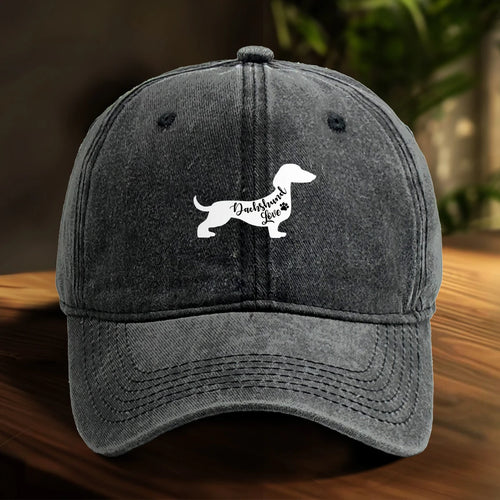 Dachshund Dog Adjustable Cotton Outdoor Baseball Cap