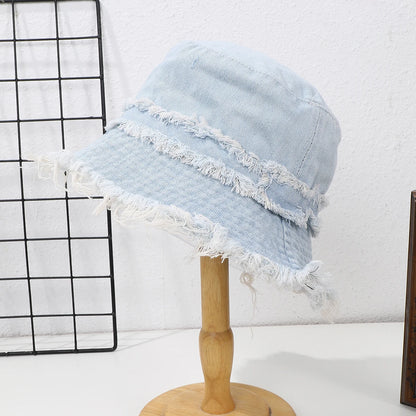 Japanese Retro Denim Fisherman Hat