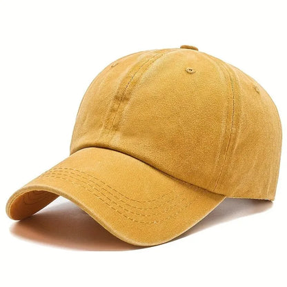 Men Women Unisex Baseball Cap Adjustable Solid Color Casual Hat