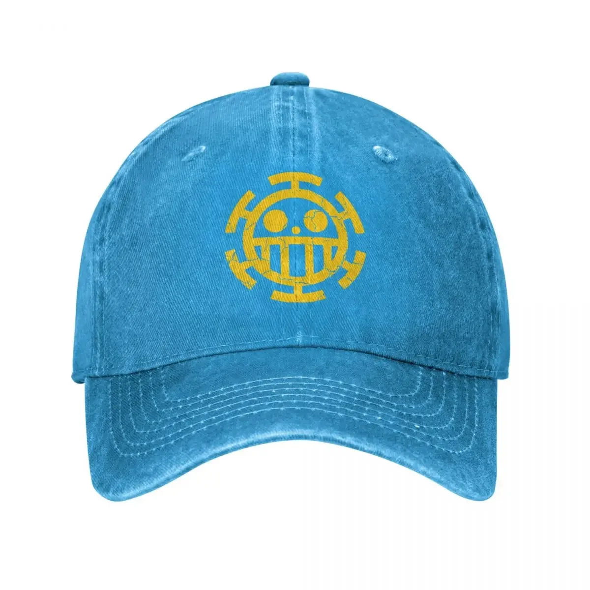 Skull One Piece Anime Vintage Baseball Cap