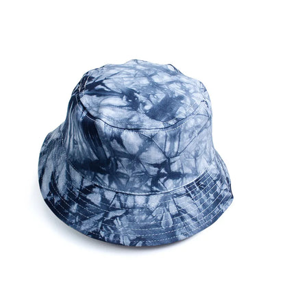 Xinbaoguan Tie Dyed Short Brim Summer Bucket Hat