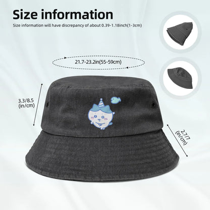 Chiikawas Blue Summer Beach Vacation Bucket Hat