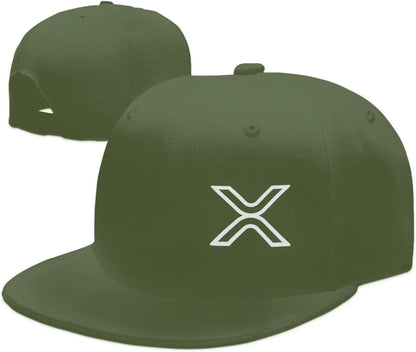 XRP Ripple Trendy Flat Brim Snapback Cap