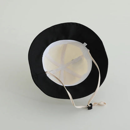 Cute Bear Cotton Kids Summer Bucket Hat