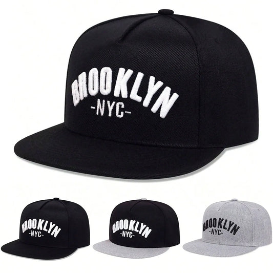 Unisex BROOKLYN Embroidery Hip-hop Hats