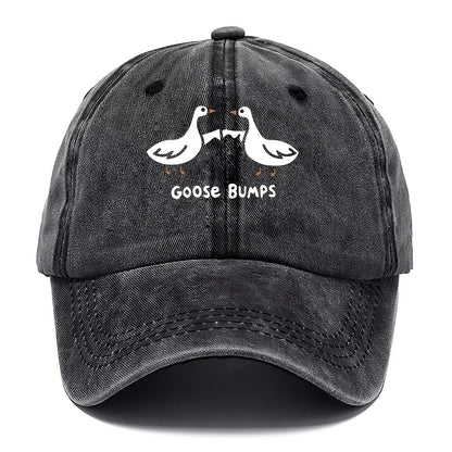 Retro Goose Print Casual Dad Baseball Cap
