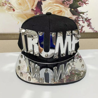 American Letter Personalized Hip Hop Snapback Cap