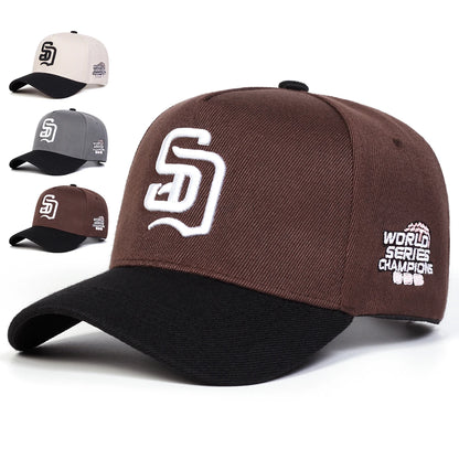 Unisex SD Letter Embroidery Baseball Caps