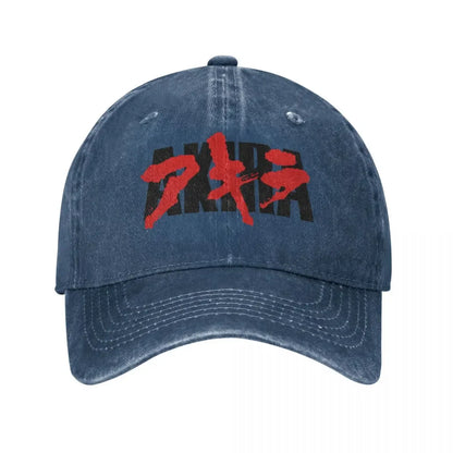 Akira Logo Distressed Baseball Cap