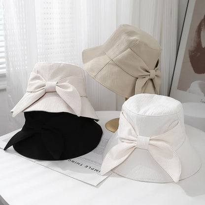 Women's Bowknot Fashion Bucket Hat