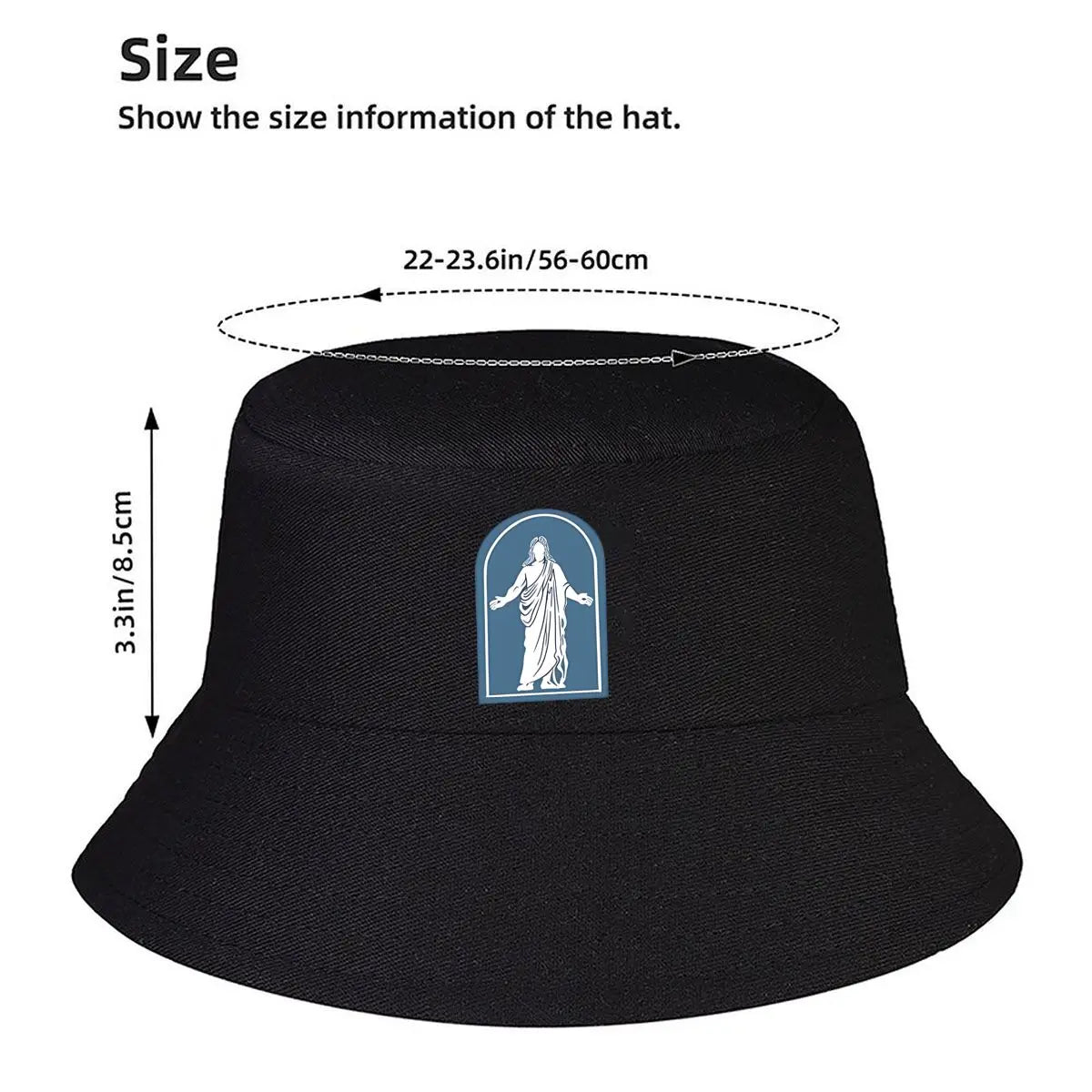 Welcoming Archway Serene Silhouette Design Bucket Hat