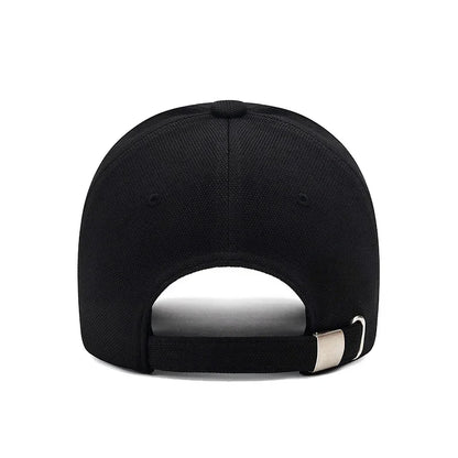 M Letter Gold Embroidery Premium Baseball Cap
