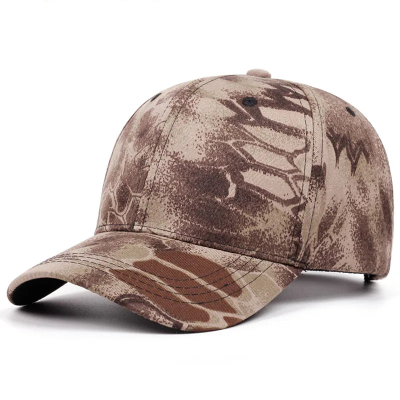 Python Pattern Print Flat Brim Snapback Cap