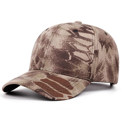Python Pattern Print Flat Brim Snapback Cap