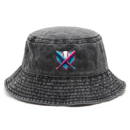 Customize Cotton Washed Vintage Sports Fan Game Day Bucket Hat
