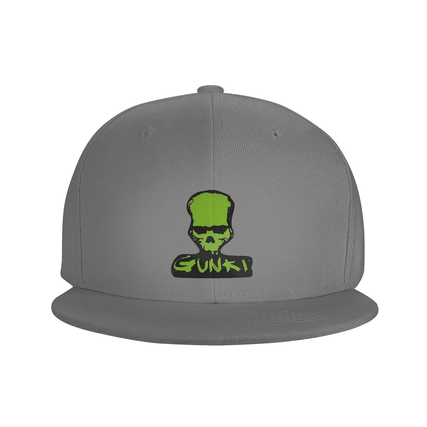 Gunki Logo Angling Skull Unisex Snapback Cap