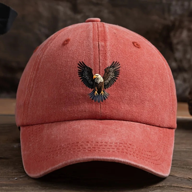 Winged Eagle Print Hip Hop Baseball Cap