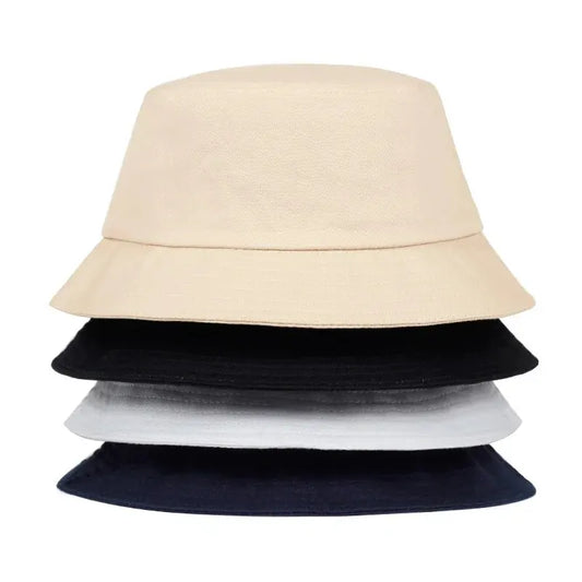 Unisex Solid Color Light Plate Personality Bucket Hats