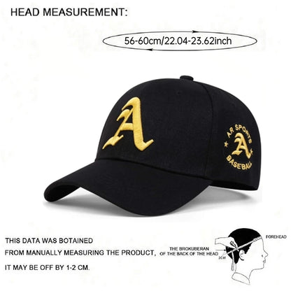Personalized Gothic A Line Embroidered Baseball Cap