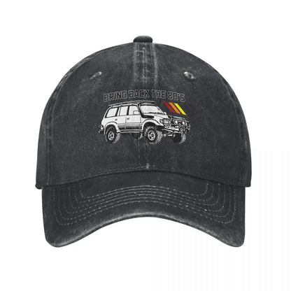 Vintage Land Cruiser Distressed Cotton Baseball Cap