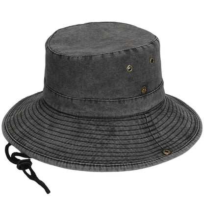 Oversize Outdoor Fishing Wide Brim Bucket Hat