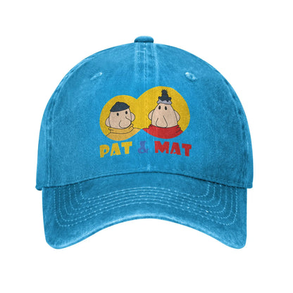 Pat And Mat Vintage Adjustable Snapback Baseball Cap