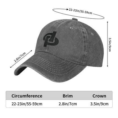 Jul DP Washed Denim Adjustable Baseball Cap