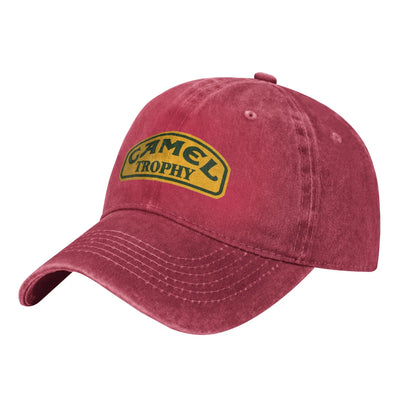 Camel Trophy Distressed Denim Baseball Cap