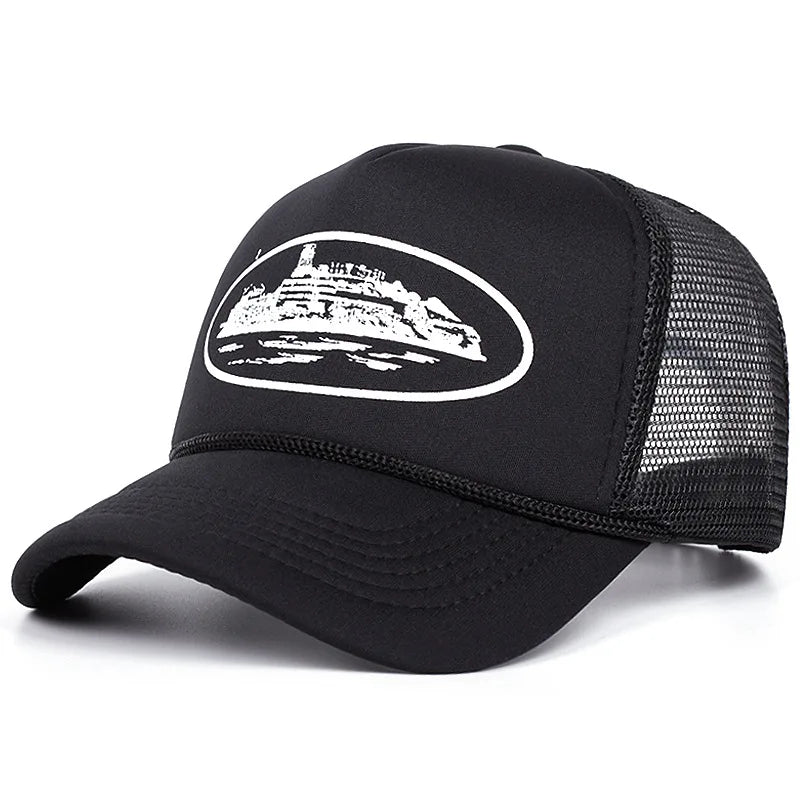 Letter Embroidery Mesh Baseball Cap