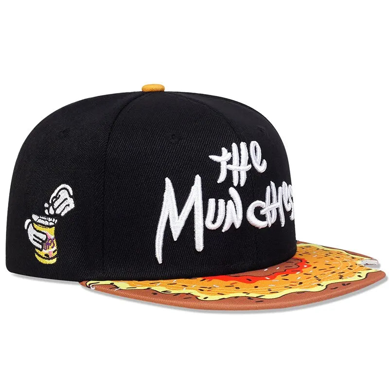 Watermelon Print Letter Unisex Snapback Cap