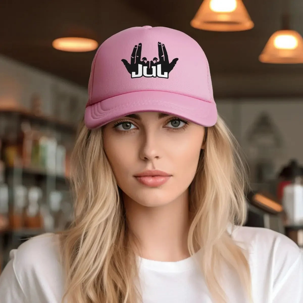 Jul Mesh Snapback Baseball Cap