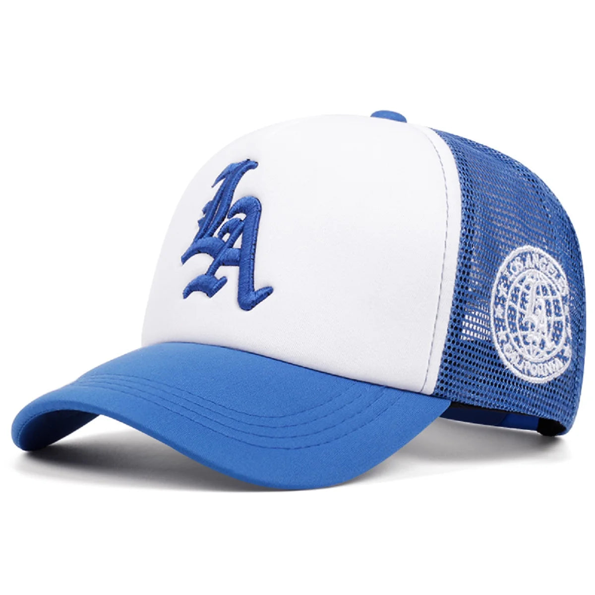 LA Side Embroidered Mesh Baseball Hat